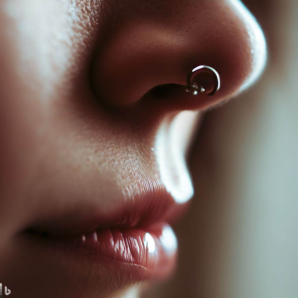 Nose-piercing-close-up