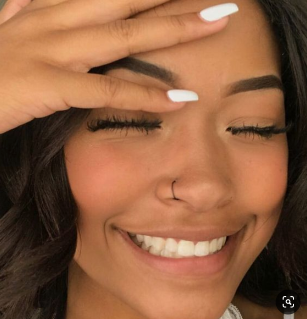 clear nose ring for work on black girl｜TikTok Search