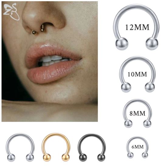 Different kinds of nose rings